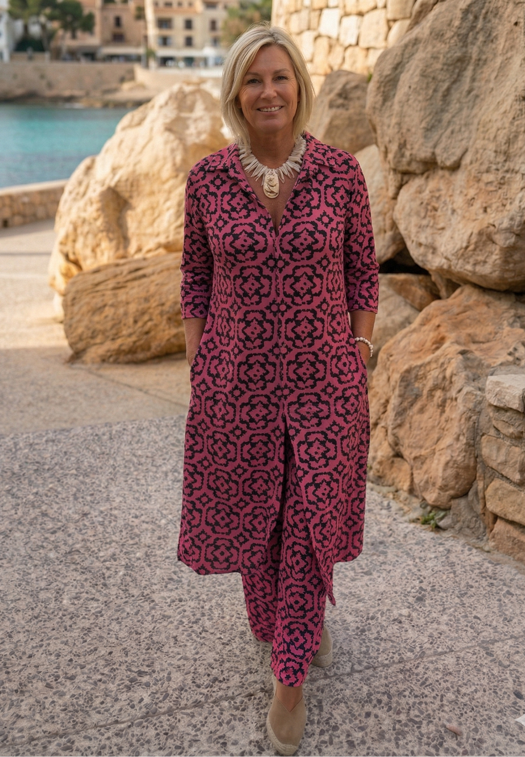 Women's Cotton Two-Piece Set Autumn Casual Outfit