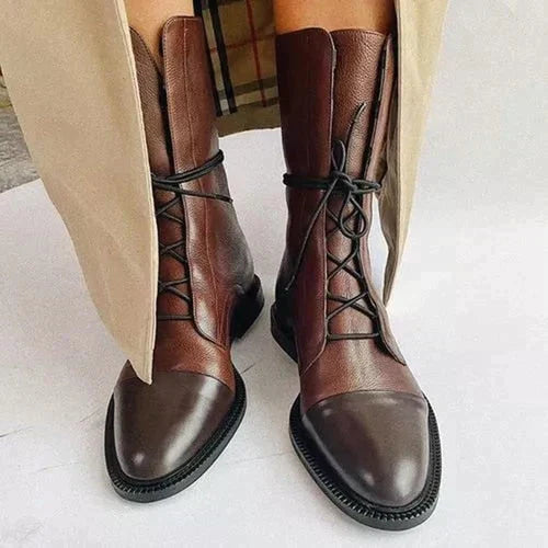 Andi - Stylish vintage boots with elegant heel