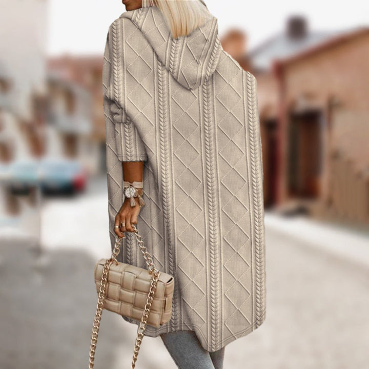RIBBETE - Stylish jacket with trendy hoodie
