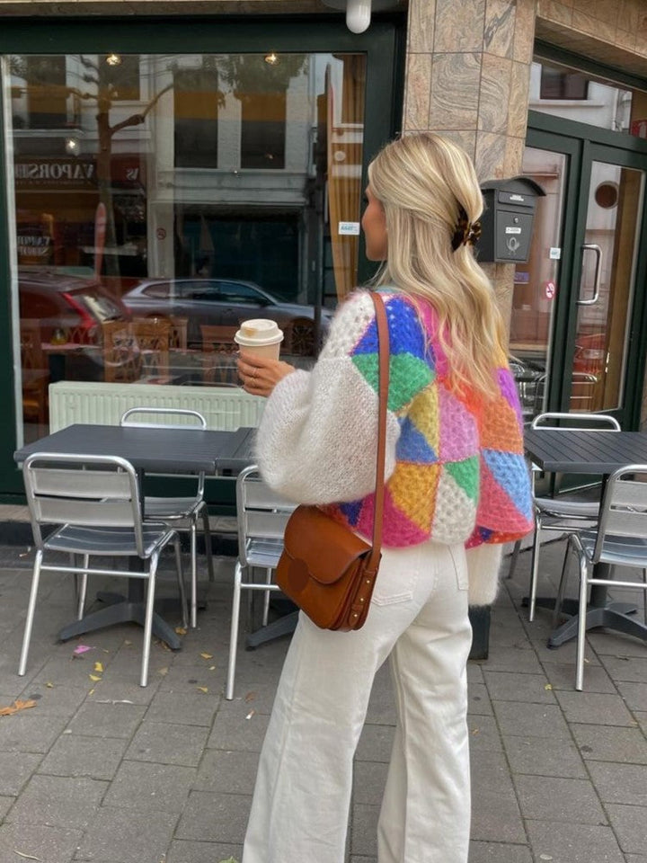 Eliza - Cheerful knitted jumper in beautiful colours