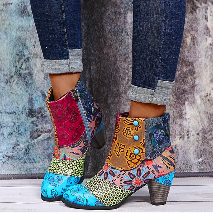 Stylish Waterproof Retro Boots - Lois
