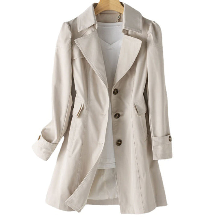 Stylish LUCIBA Long Wind and Rain Jacket for Women