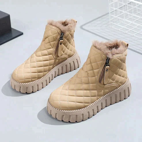Almira - Luxury cashmere winter boots for women
