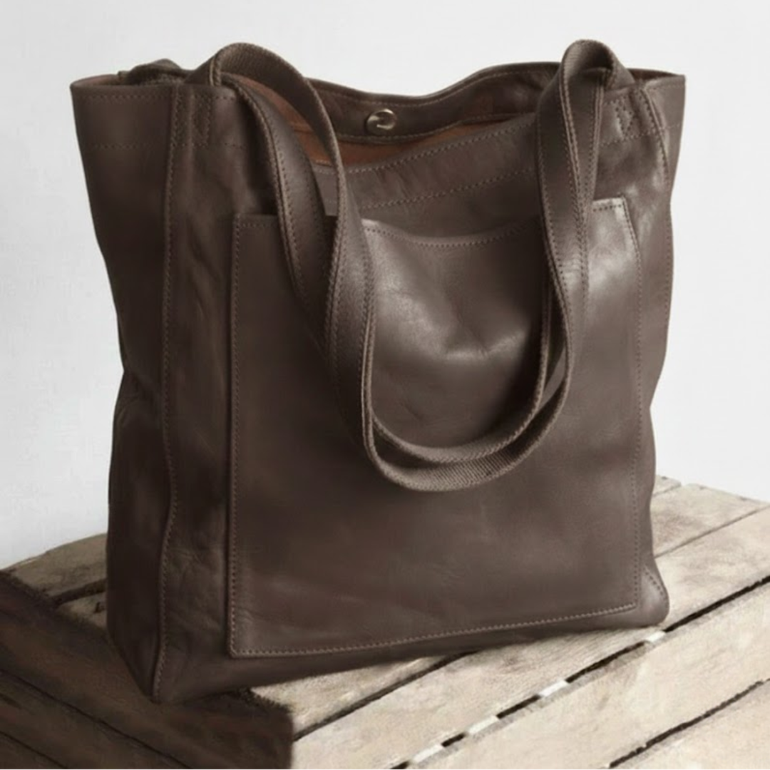 Women's Leather Tote Bag Autumn Shoulder Handbag