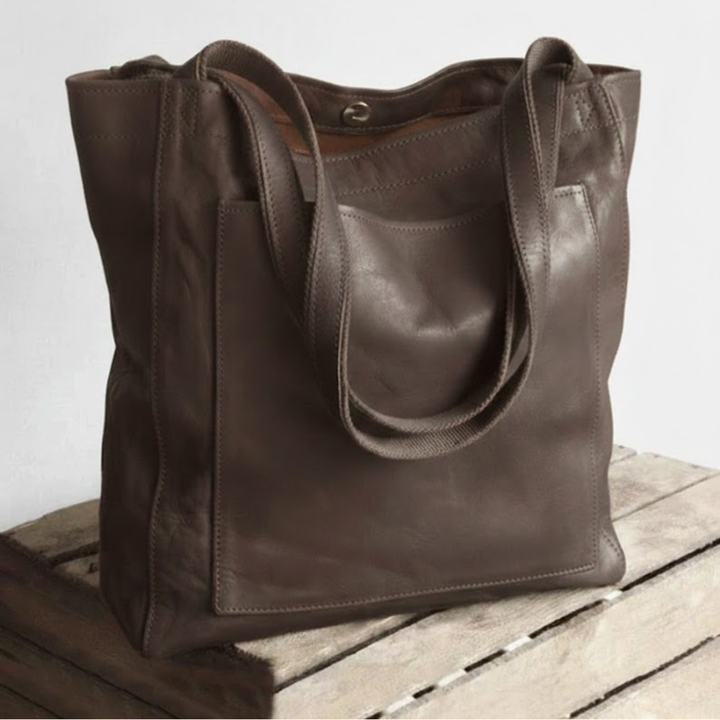 Women's Leather Tote Bag Autumn Shoulder Handbag