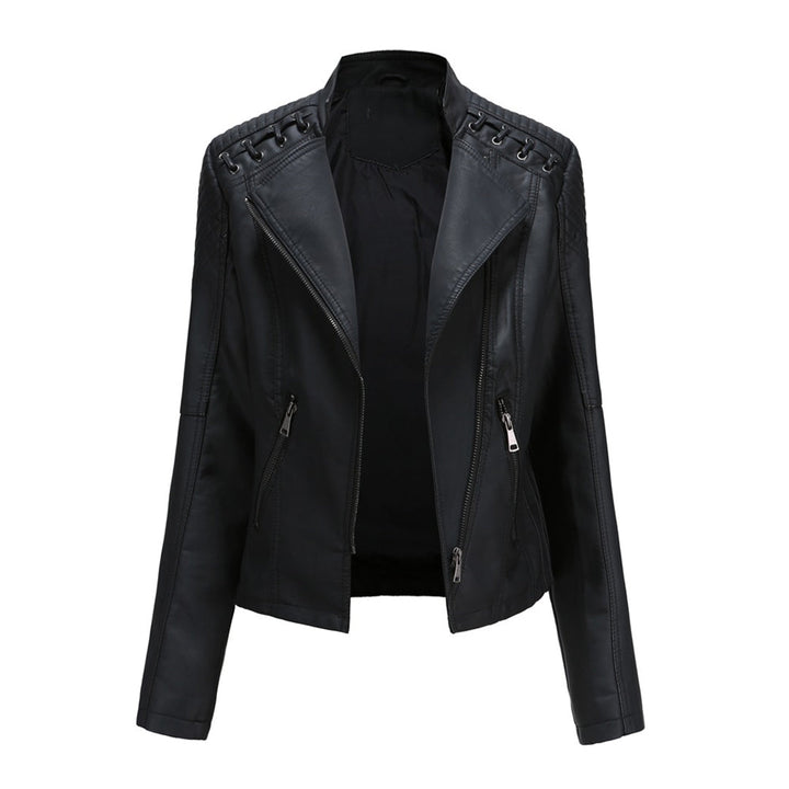 MARIE - Elegant leather jacket for a trendy look