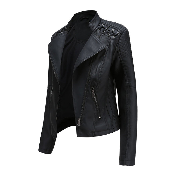 MARIE - Elegant leather jacket for a trendy look