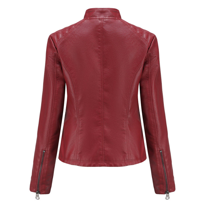 ANDRIJANA - Elegant leather jacket for a chic look