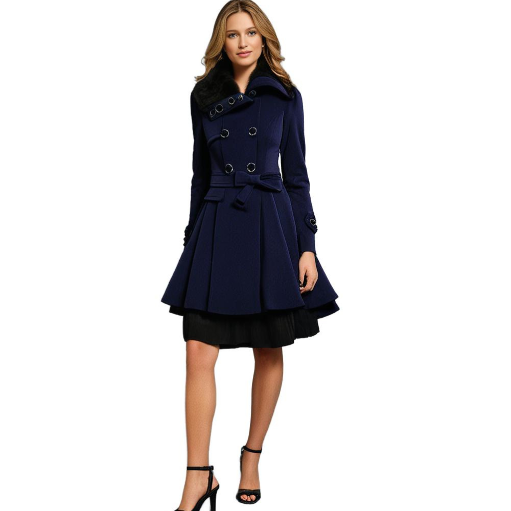 Elyse - Stylish and Warming Long Winter Coat for Women