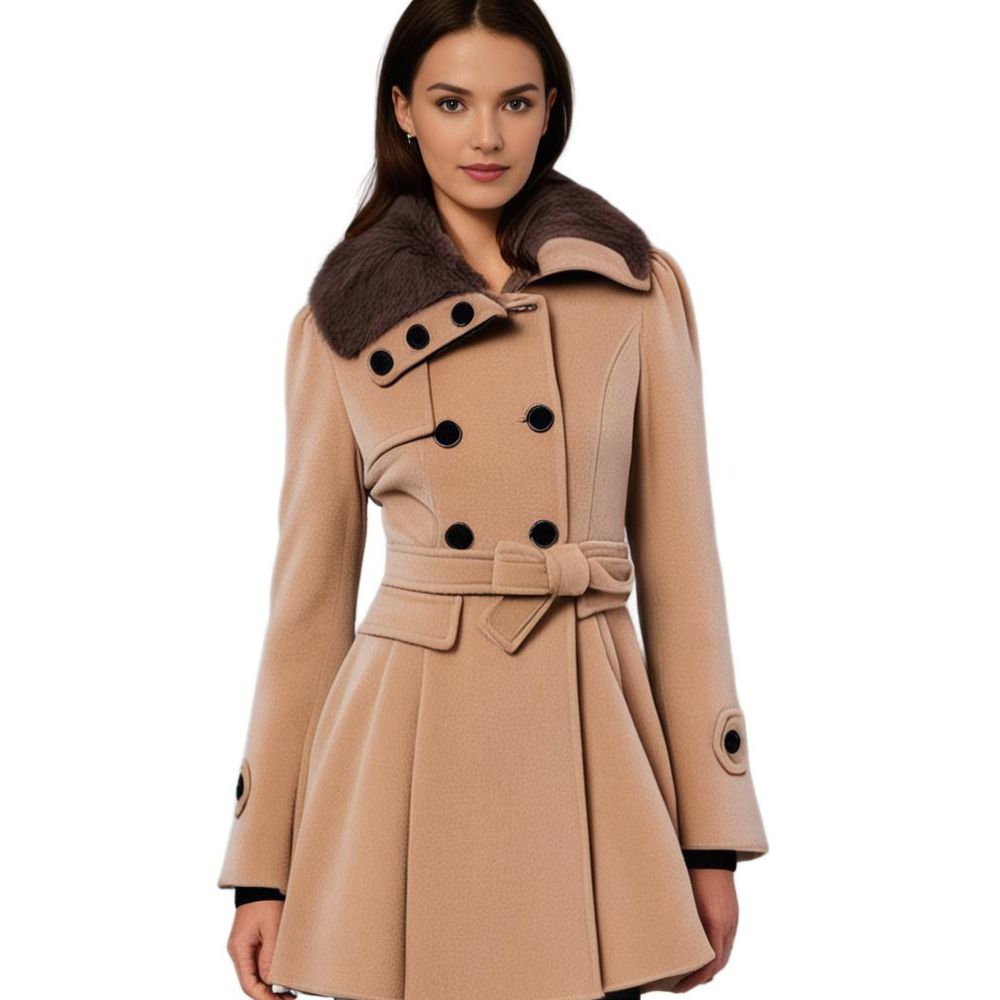 Elyse - Stylish and Warming Long Winter Coat for Women
