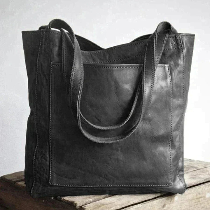 Women's Leather Tote Bag Autumn Shoulder Handbag