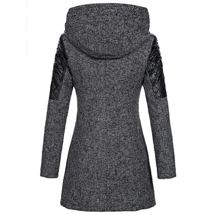 Riley - Women's long winter coat with trendy hood