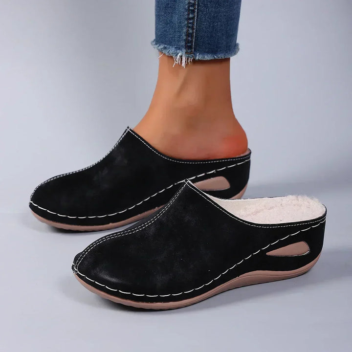 Women's Fleece Comfort House Slippers Autumn Indoor Shoes