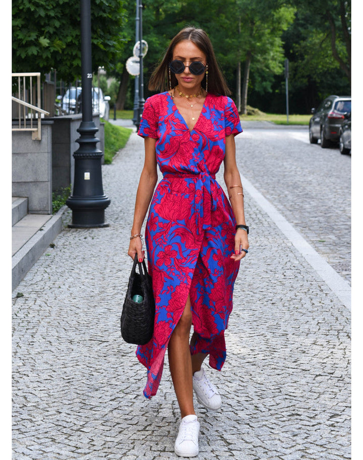 Floral Maxi Wrap Dress - Lightness & Elegance for a Radiant Summer