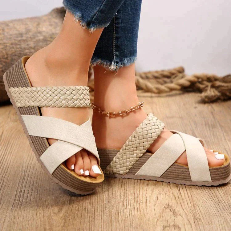 Women's Leather Comfort Sandals Autumn Comfort Arch Support Shoes