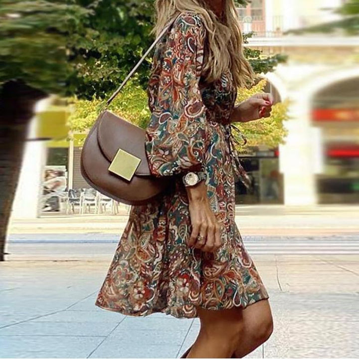 Rozina - Trendy Boho Mini Dress`