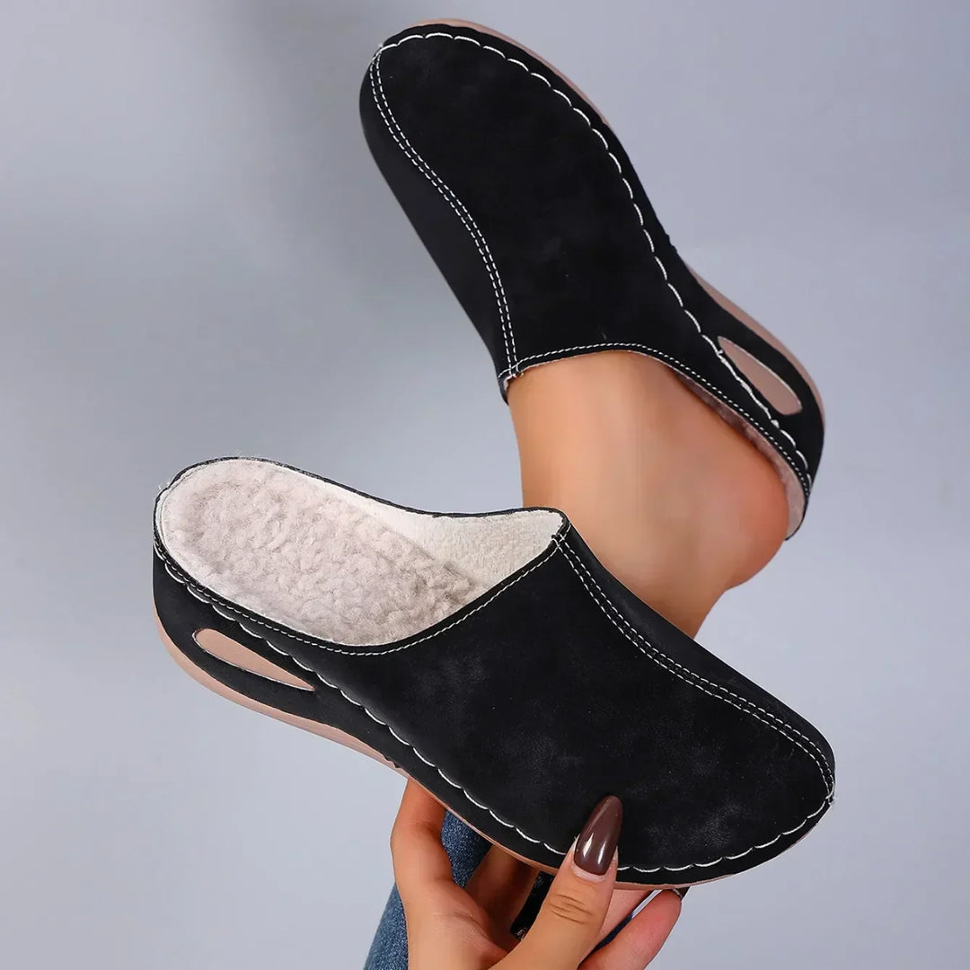 Women's Fleece Comfort House Slippers Autumn Indoor Shoes