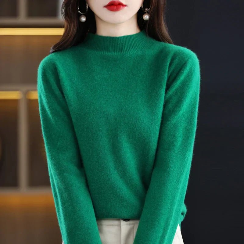 Viviane - 100% Merino Wool Women's Sweater for Ultimate Comfort