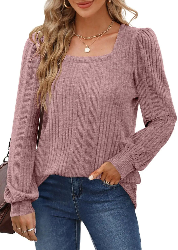 Scarlett™ - Trendy Top with Stylish Neckline