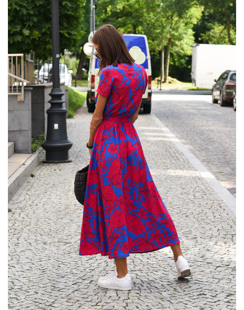 Floral Maxi Wrap Dress - Lightness & Elegance for a Radiant Summer