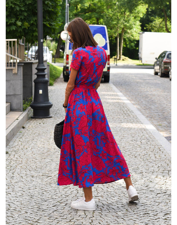 Floral Maxi Wrap Dress - Lightness & Elegance for a Radiant Summer