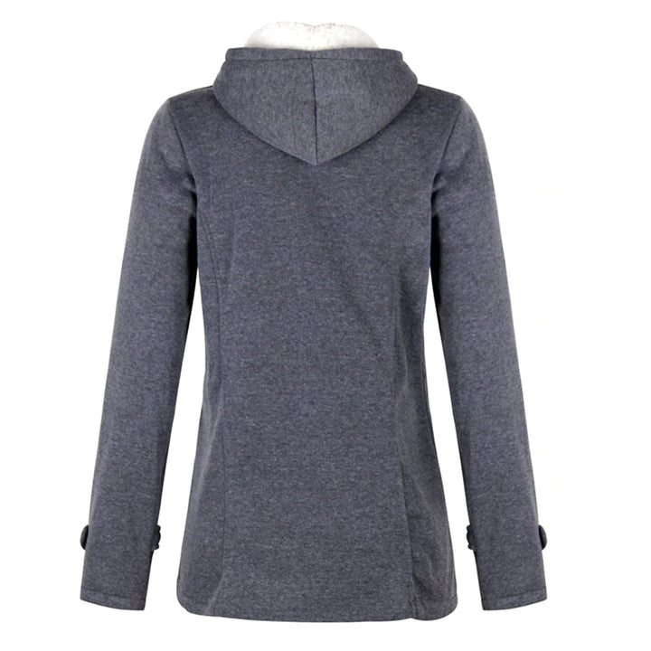 Samantha - Stylish long hooded winter coat for women