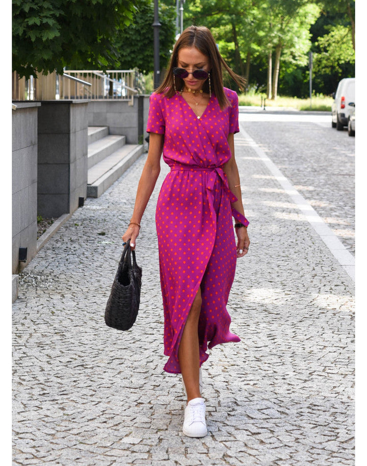 Floral Maxi Wrap Dress - Lightness & Elegance for a Radiant Summer