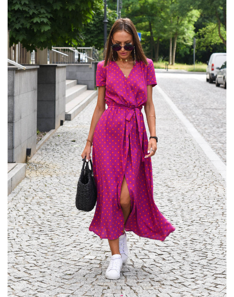 Floral Maxi Wrap Dress - Lightness & Elegance for a Radiant Summer