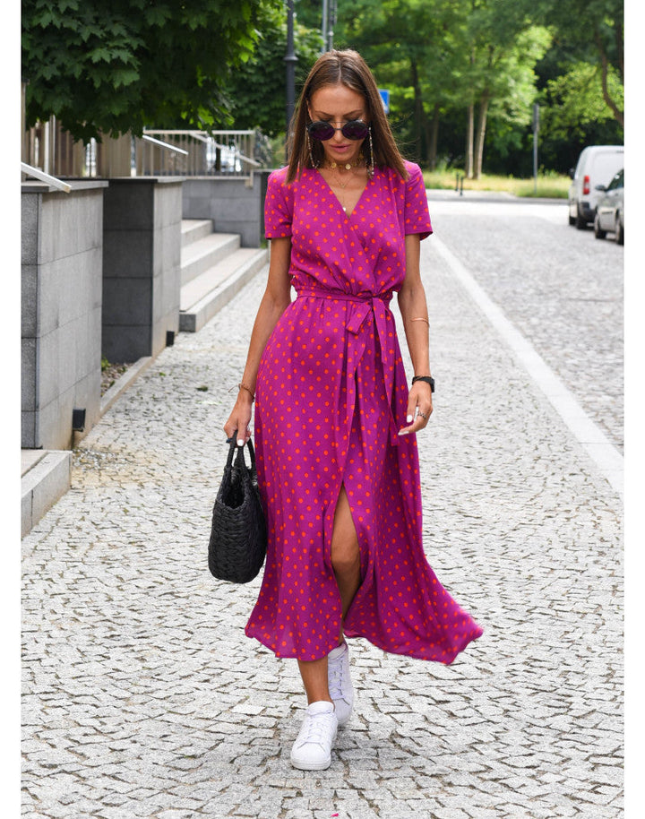 Floral Maxi Wrap Dress - Lightness & Elegance for a Radiant Summer