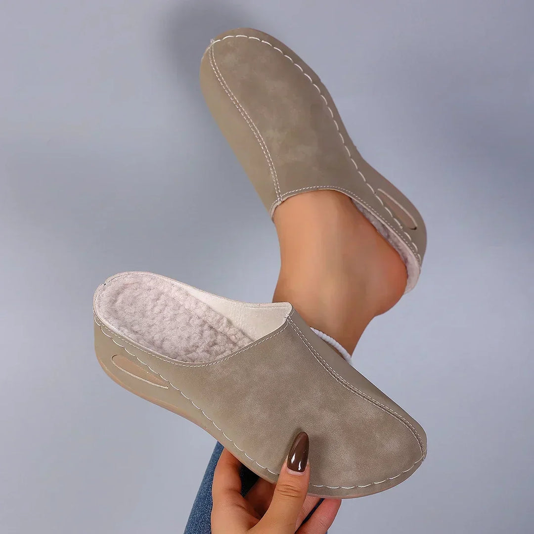 Women's Fleece Comfort House Slippers Autumn Indoor Shoes