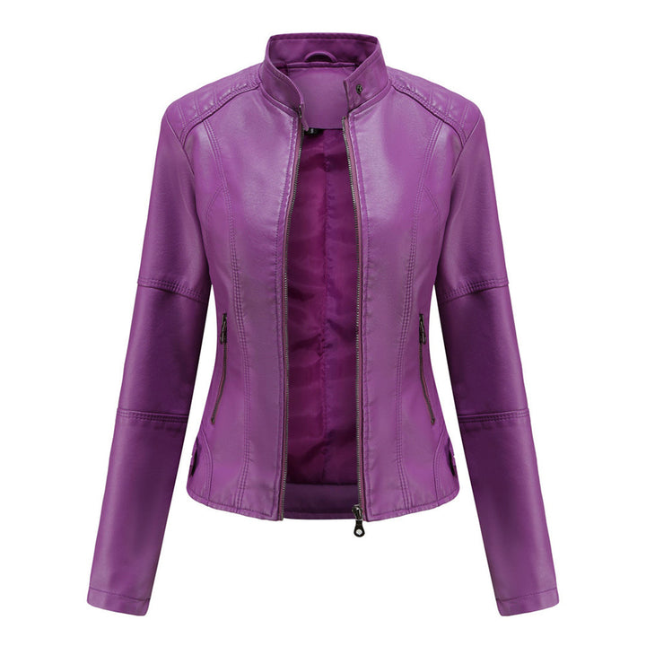 MILENA - Chic leather jacket for a fashionable look