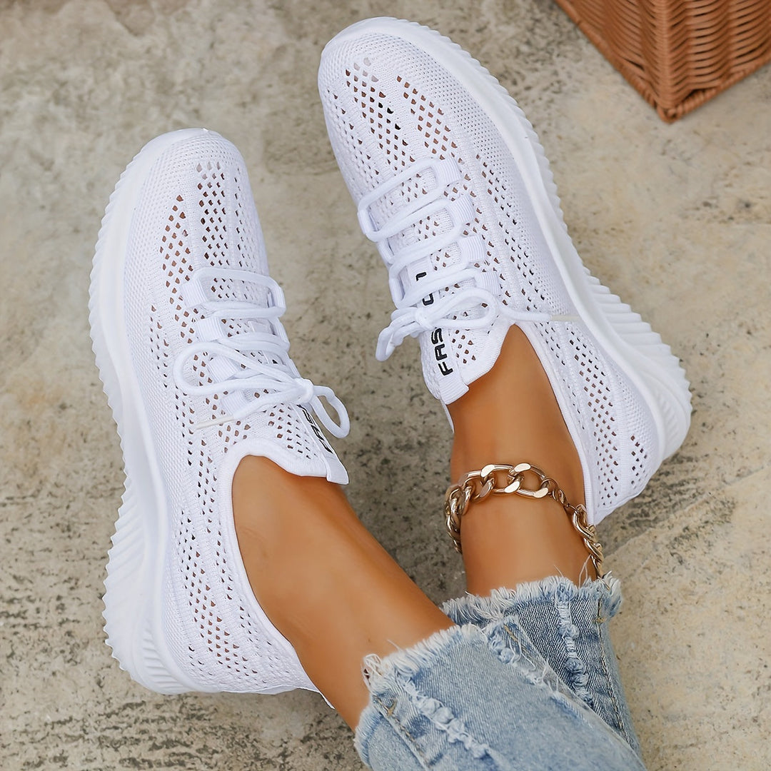 Women's Mesh Walking Shoes Autumn Air-Cushion Athletic Sneakers