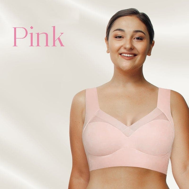 Women's Nylon Wire-Free Push-Up Bra Autumn Seamless Support Bra