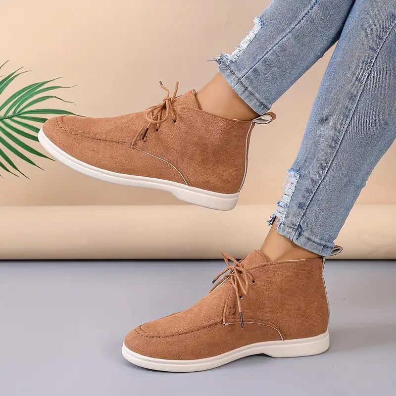 Élégantes bottes plates pour femmes Beau