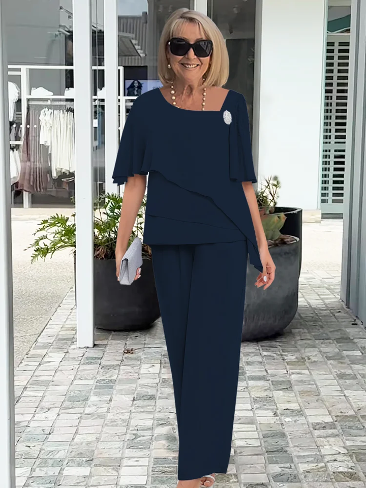 Women's 2-Piece Suit Set for Formal Events, Office and Elegant Occasions in Autumn