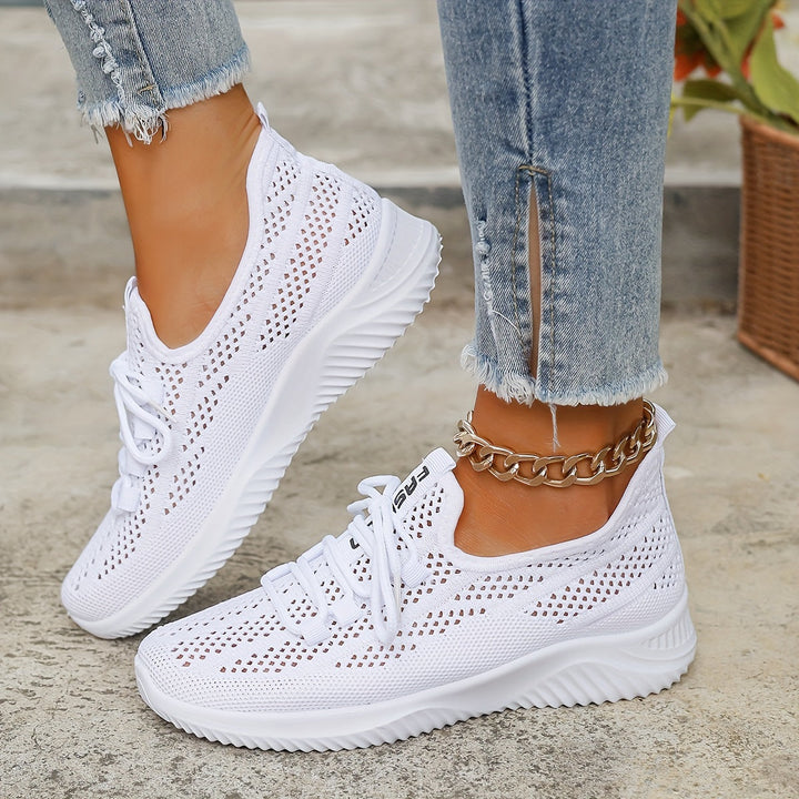 Women's Mesh Walking Shoes Autumn Air-Cushion Athletic Sneakers