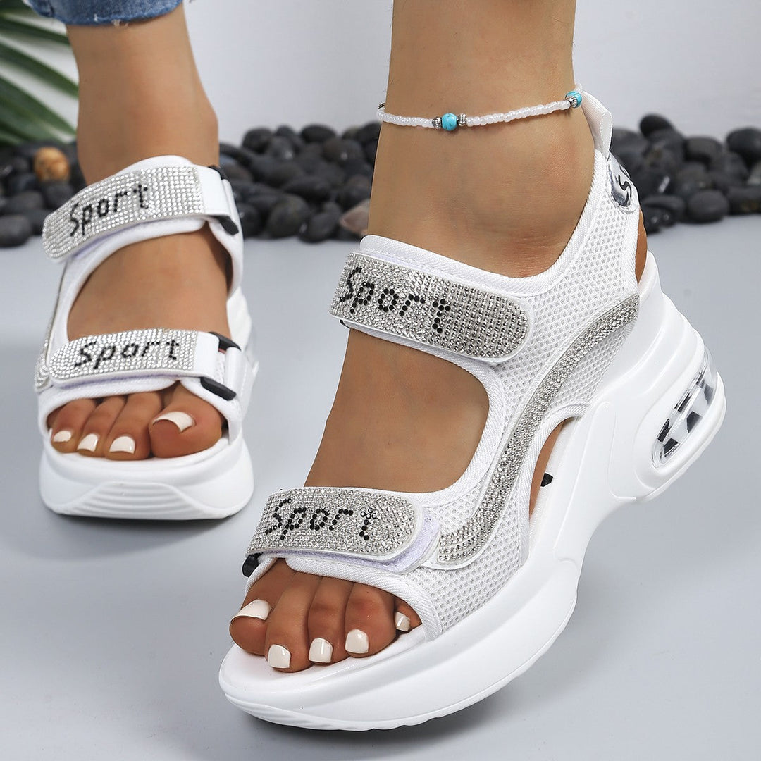 Women's Mesh Platform Air-Cushion Sandals Autumn Sporty Shoes