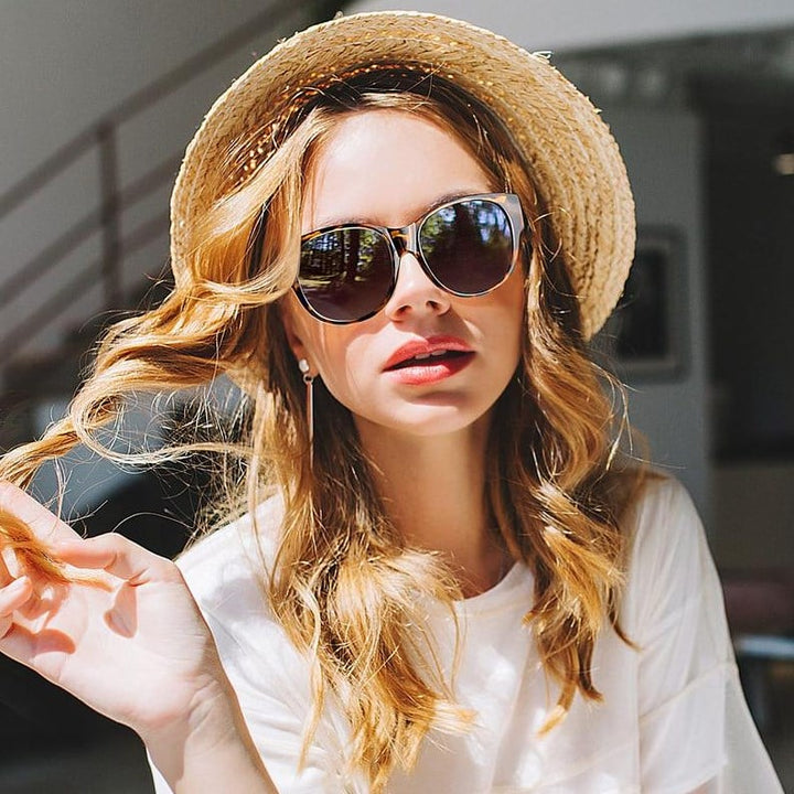 Women's Polarized Sunglasses Autumn Cat-Eye UV400 Eyewear