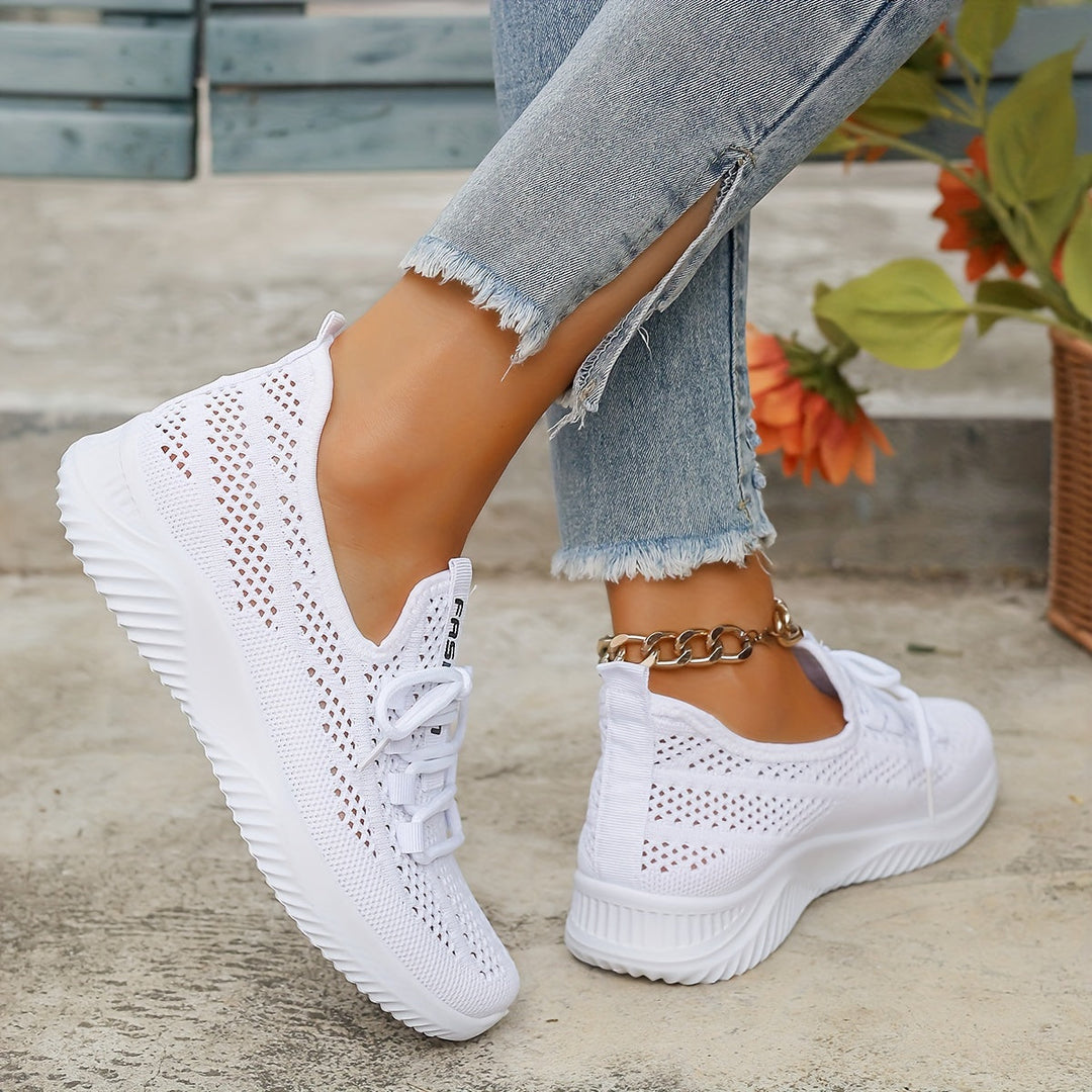 Women's Mesh Walking Shoes Autumn Air-Cushion Athletic Sneakers