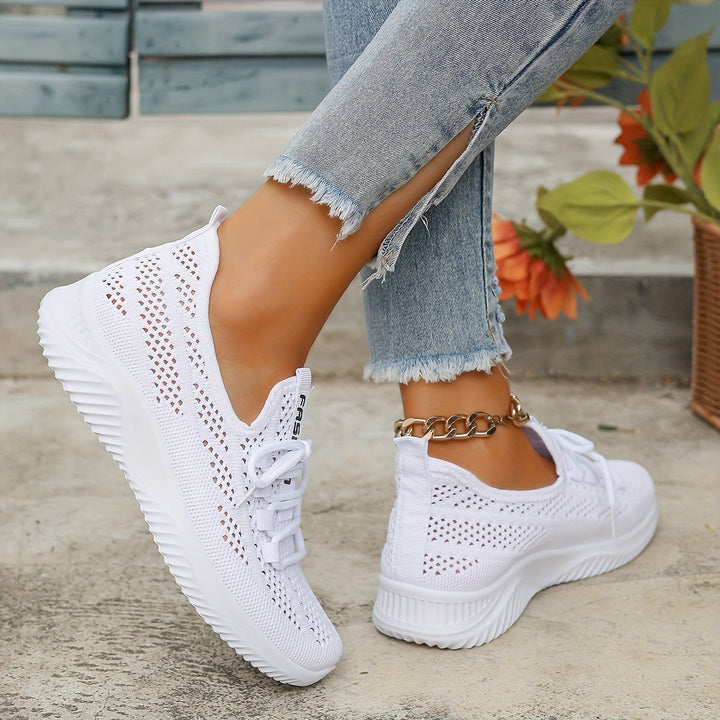 Women's Mesh Walking Shoes Autumn Air-Cushion Athletic Sneakers