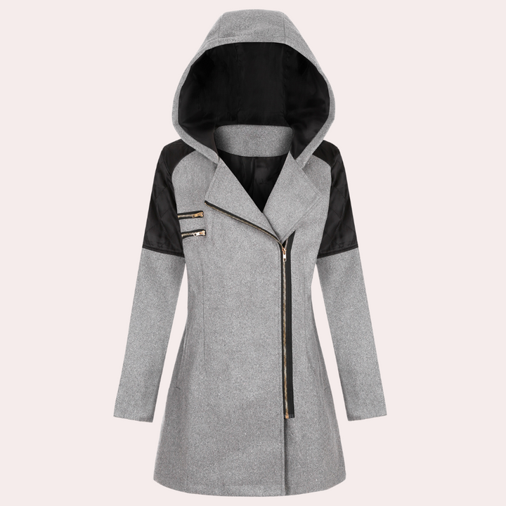 KEISY - Elegant Women's Hooded Jacket for a Chic Appearance
