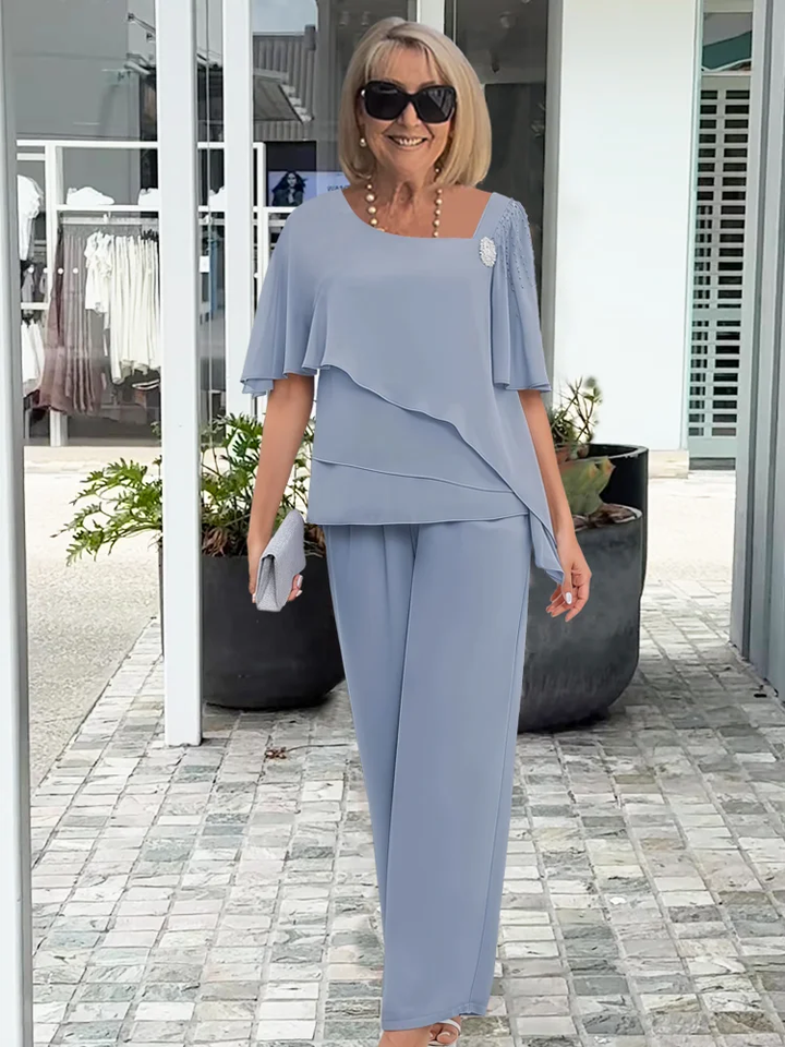 Women's 2-Piece Suit Set for Formal Events, Office and Elegant Occasions in Autumn