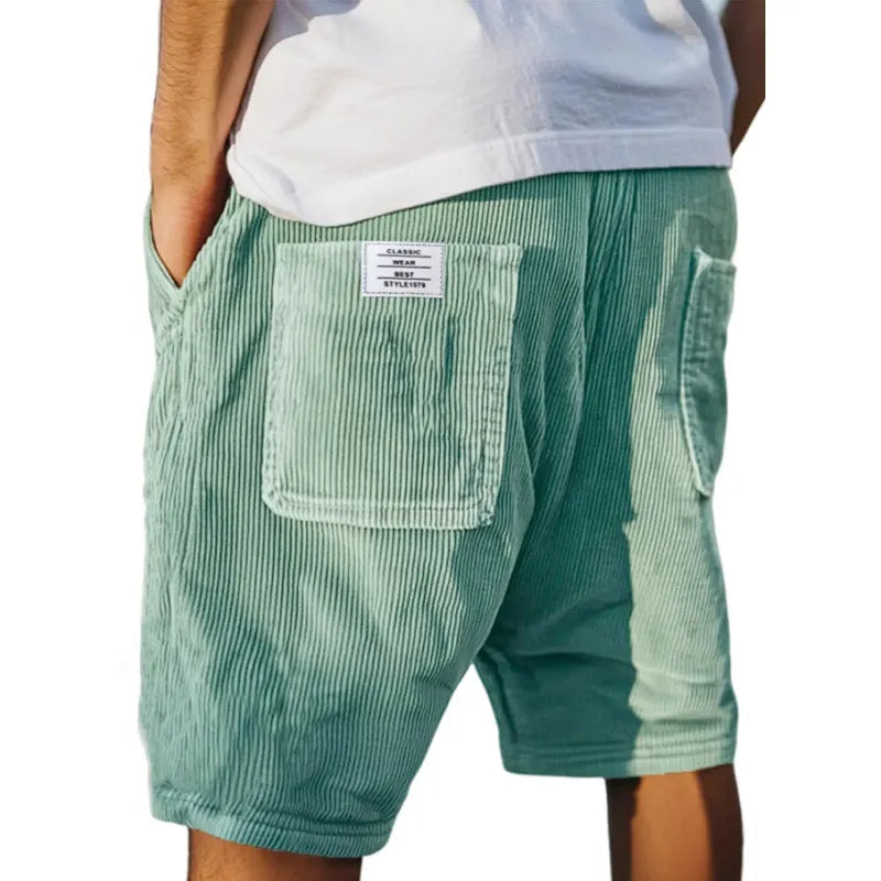 Men's Cotton Corduroy Shorts Autumn Casual Shorts