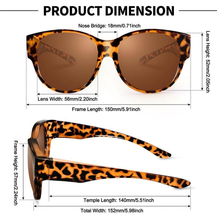 Women's Polarized Sunglasses Autumn Cat-Eye UV400 Eyewear