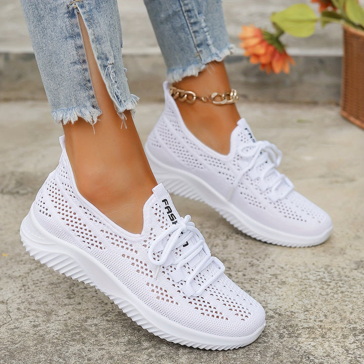 Women's Mesh Walking Shoes Autumn Air-Cushion Athletic Sneakers