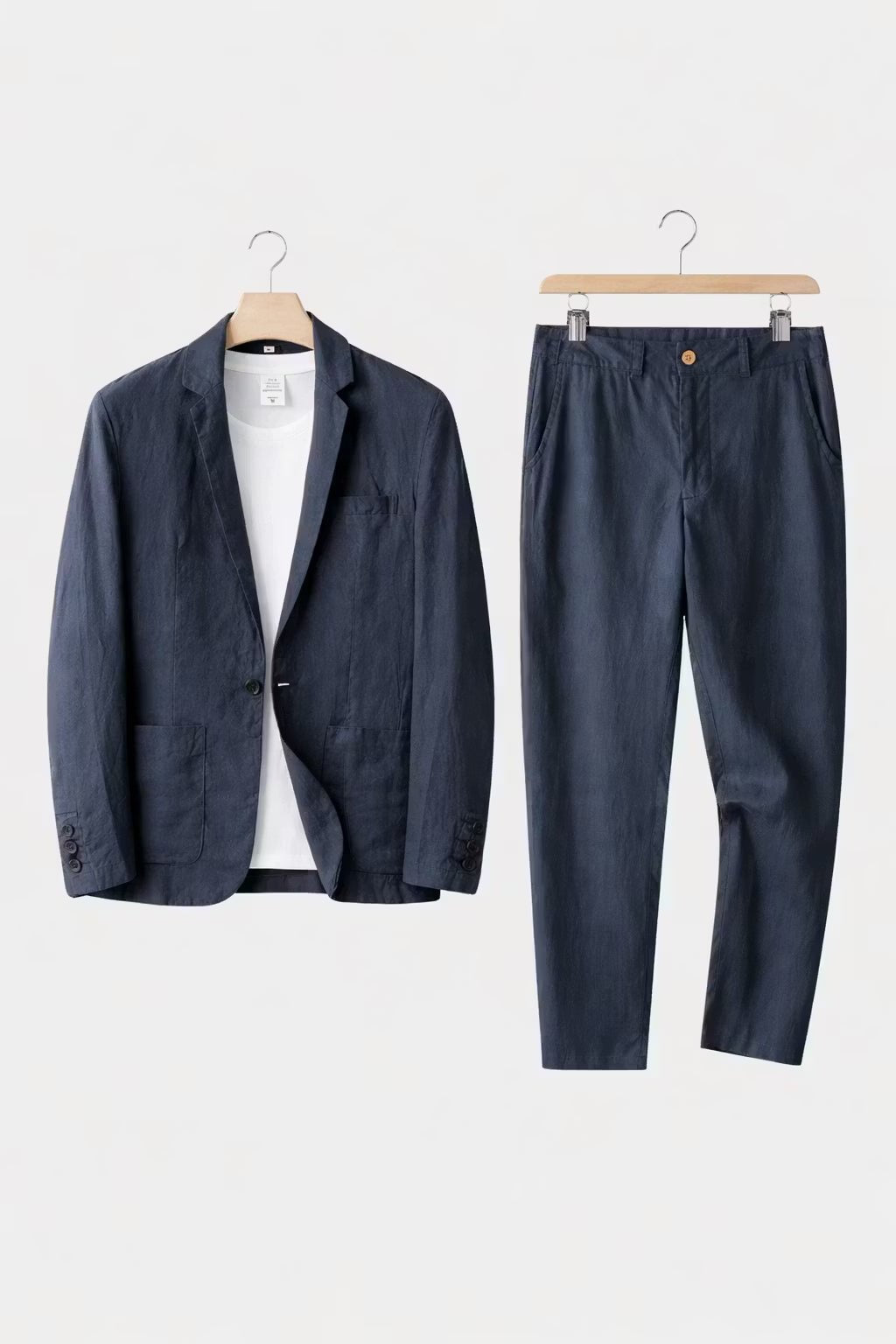 Men's Relaxed-Fit Linen Suit