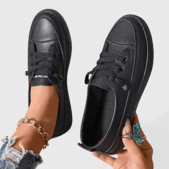 Women's Low-Top Sneakers with Orthopedic Support for Autumn Everyday Wear