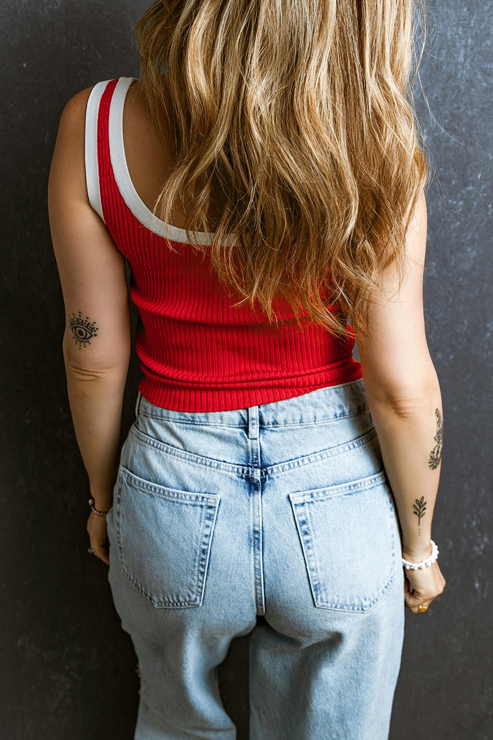 Madel - Stylish Ribbed Sleeveless Shirt for Women