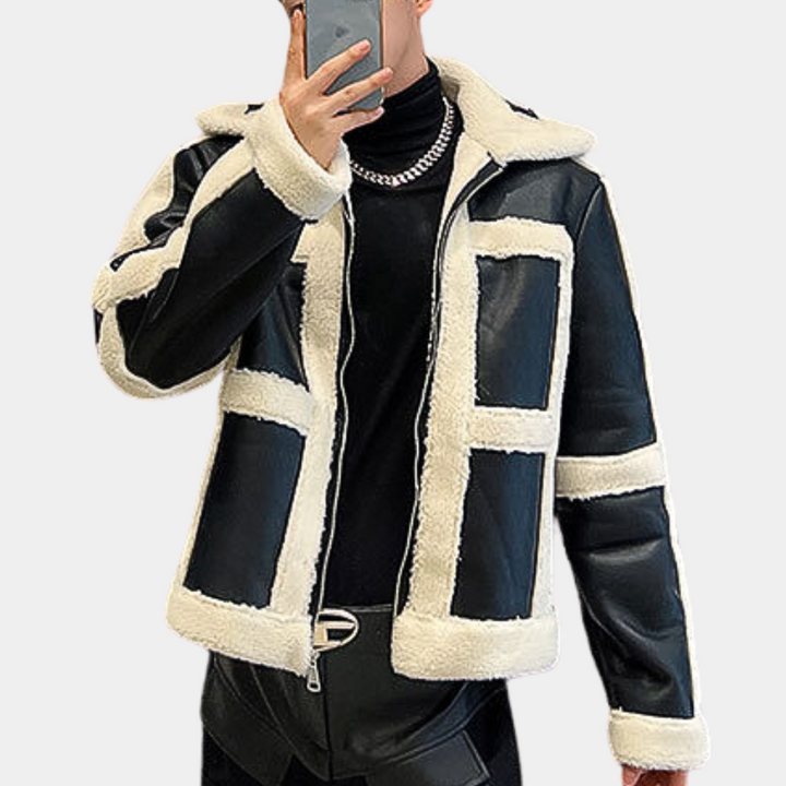 ANALU - Trendy Motorcycle Jacket for the Modern Man