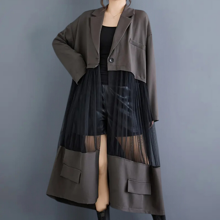 LINZEIGH - Elegant Trench Coat for Ladies